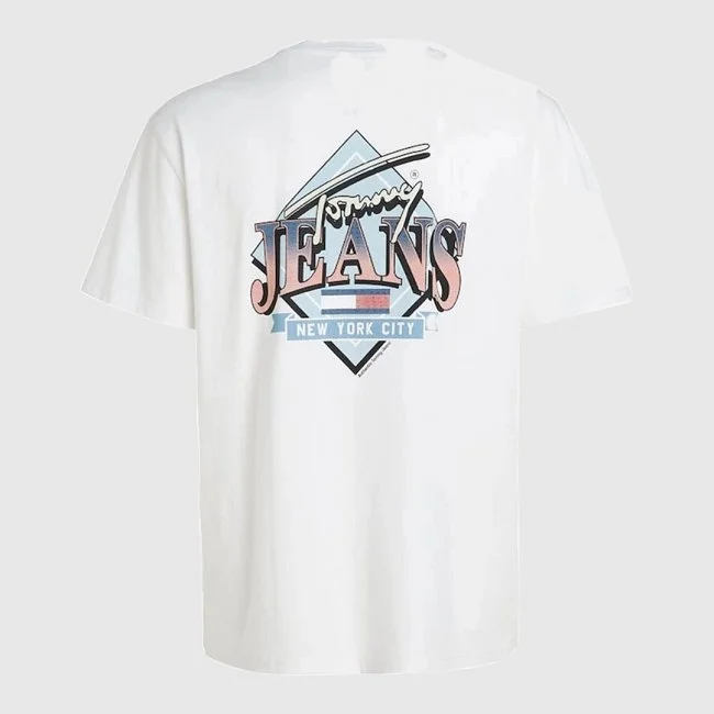 Camiseta Tommy Hilfiger Blanca Hombre Camiseta Tommy Hilfiger Blanca Hombre