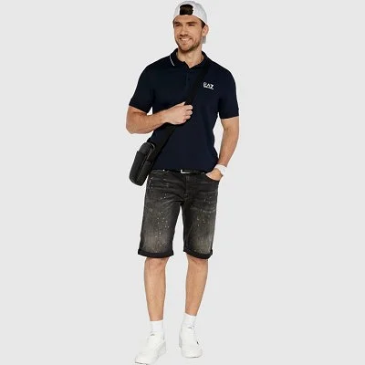 Polo Armani Azul Marino Hombre 2