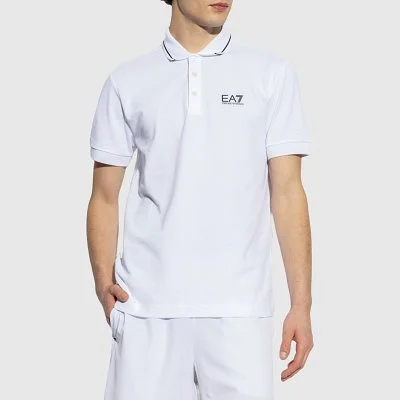 Polo Armani Blanco Hombre 2