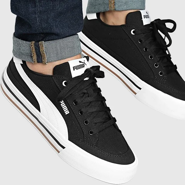 Zapatillas Puma COURT VULC Negras y...