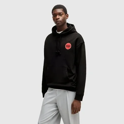 Sudadera Hugo Negra Hombre