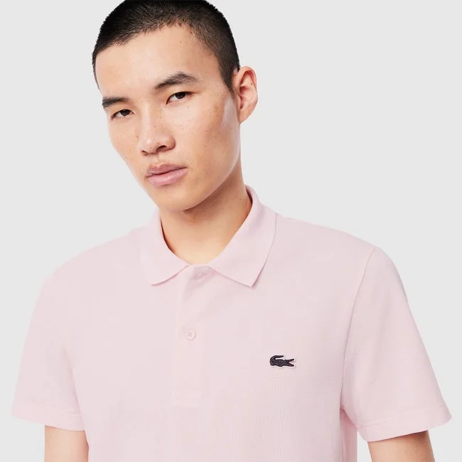 Polo Lacoste Rosa Hombre