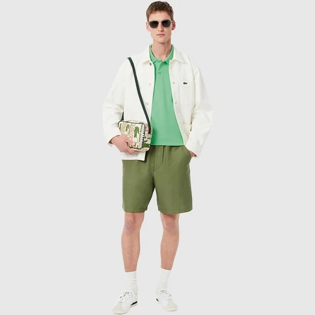 Polo Lacoste Verde Hombre