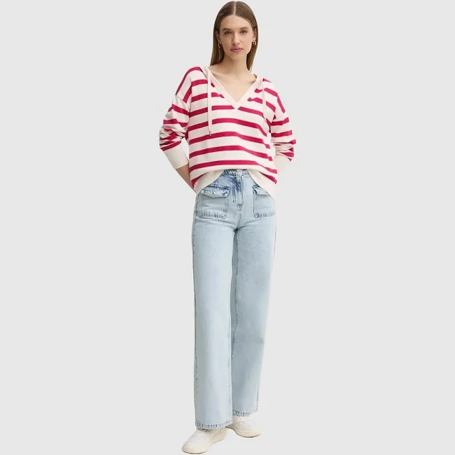 Jersey Morgan Beige y Rosa Mujer Jersey Morgan Beige y Rosa Mujer