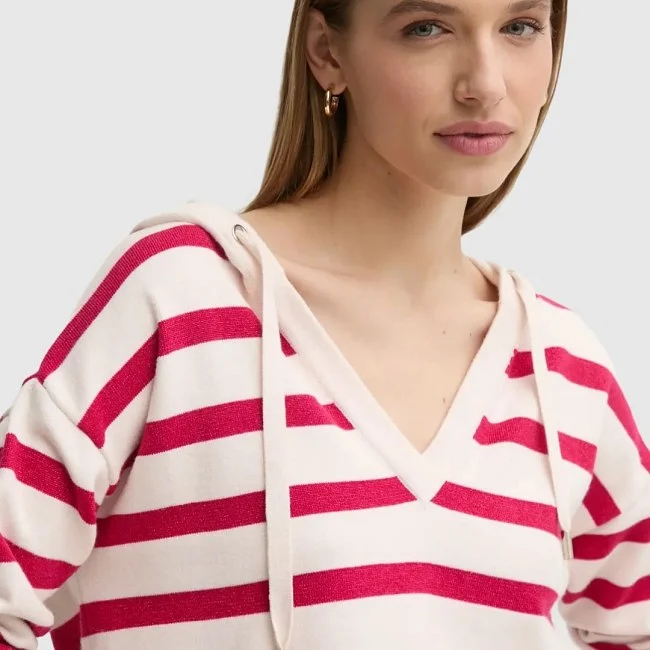 Jersey Morgan Beige y Rosa Mujer Jersey Morgan Beige y Rosa Mujer