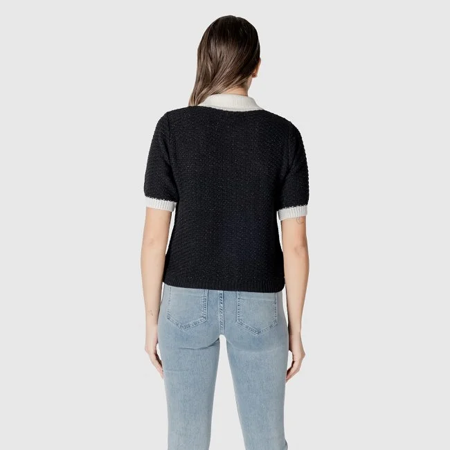 Jersey Morgan Negro y Beige Mujer Jersey Morgan Negro y Beige Mujer