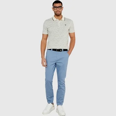 Polo Guess Beige rallas... 2