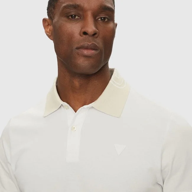 Polo Guess Beige Hombre Polo Guess Beige Hombre