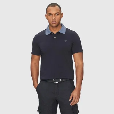 Polo Guess Hombre Azul marino