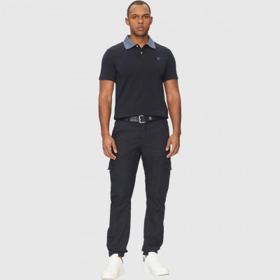 Polo Guess Hombre Azul marino 2