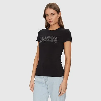 Camiseta Guess Negra Mujer