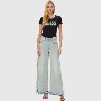 Camiseta Guess Negra Mujer 2