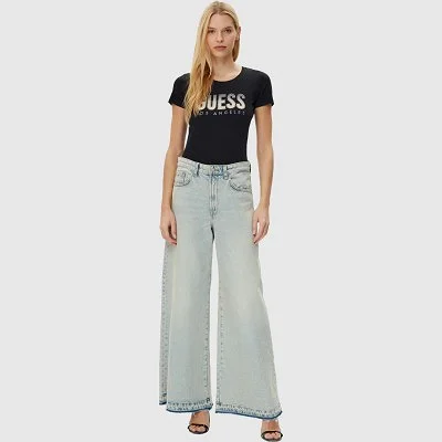 Camiseta Guess Negra Mujer 2