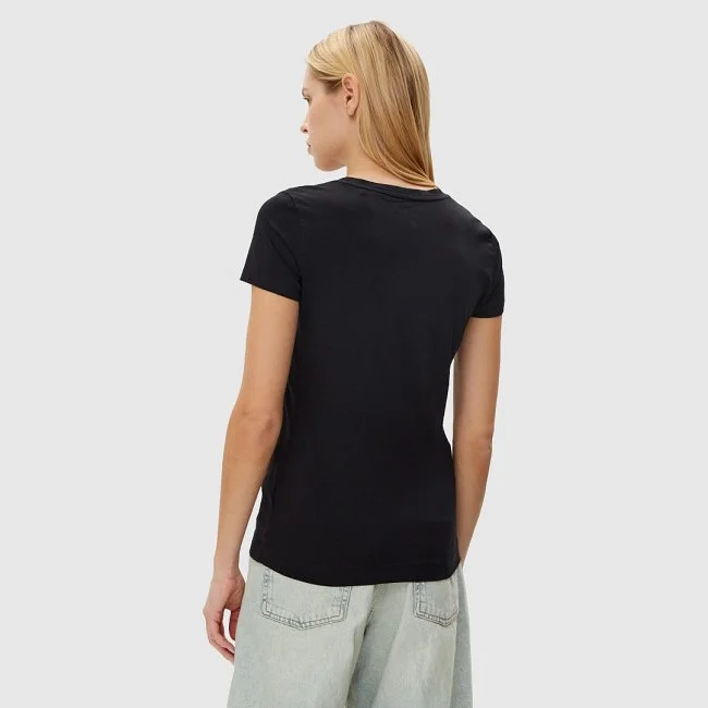 Camiseta Guess Negra Mujer Camiseta Guess Negra Mujer