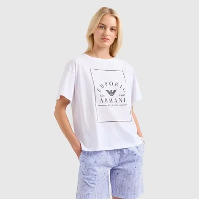 Camiseta Armani Blanca Mujer