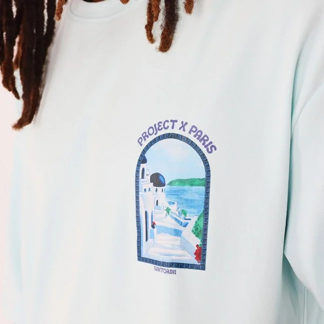 Camiseta Project X Paris Azul Hombre Camiseta Project X Paris Azul Hombre