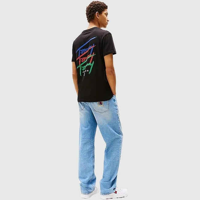 Camiseta Tommy Hilfiger Negra Hombre Camiseta Tommy Hilfiger Negra Hombre