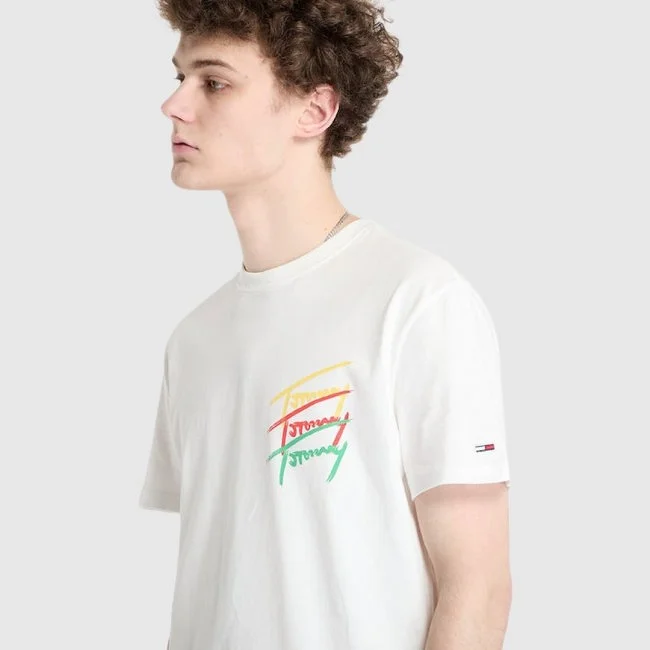 Camiseta Tommy Hilfiger Blanco Hombre