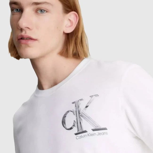 Camiseta Calvin Klein Blanca Hombre