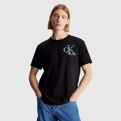 Camiseta Calvin Klein Negra...