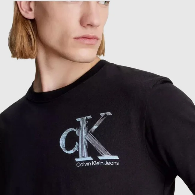 Camiseta Calvin Klein Negra Hombre