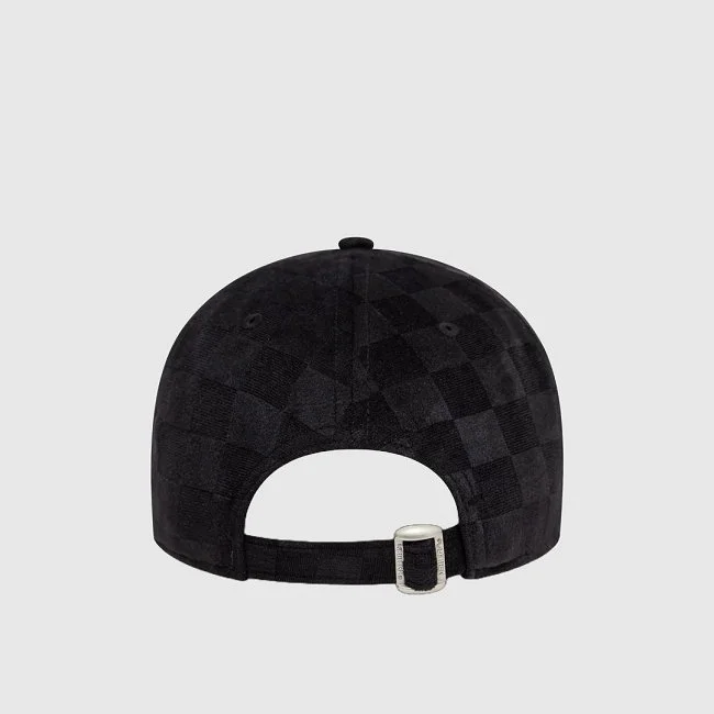 Gorra New Era Negra con cuadros Hombre