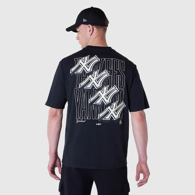 Camiseta New Era Negra Hombre Camiseta New Era Negra Hombre