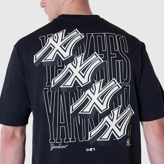 Camiseta New Era Negra Hombre Camiseta New Era Negra Hombre