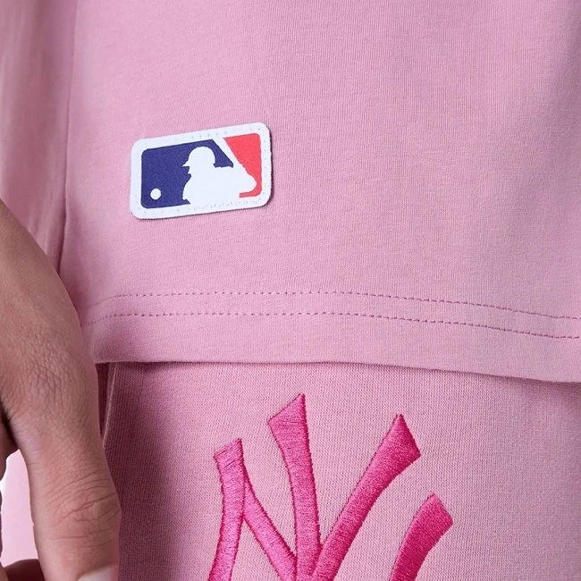 Camiseta New Era Rosa Hombre Camiseta New Era Rosa Hombre