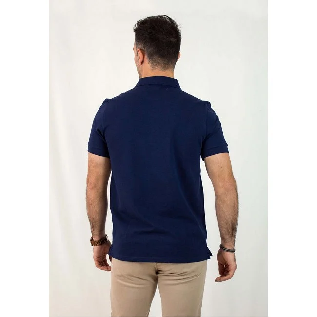 Polo Patadegallo Azul Marino Hombre