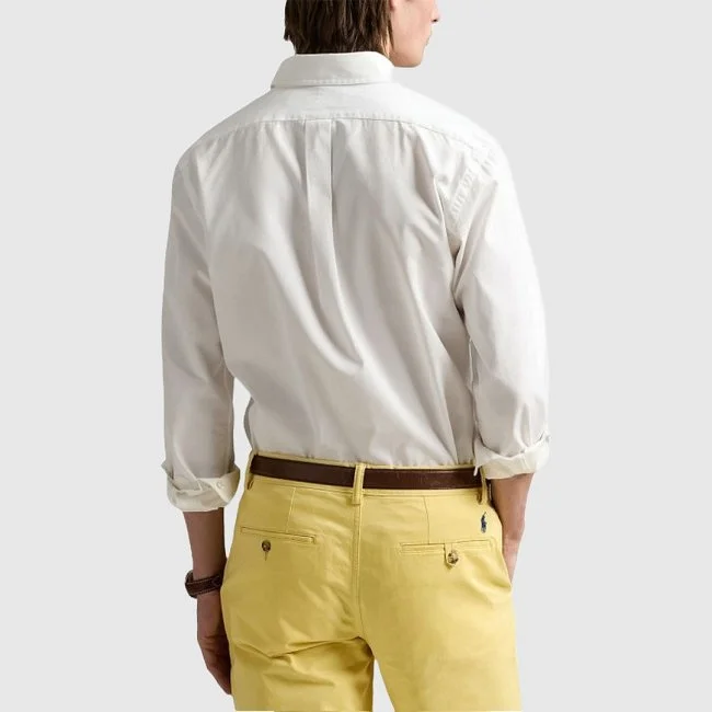 Camisa Ralph Lauren Blanca Hombre