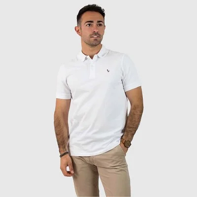 Polo Patadegallo Blanco...