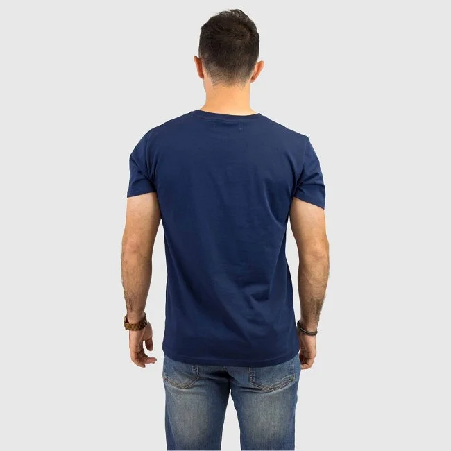 Camiseta Patadegallo Azul Marino Hombre