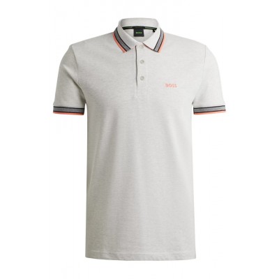 Polo Boss Hombre Gris