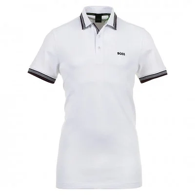 Polo Boss Hombre Blanco