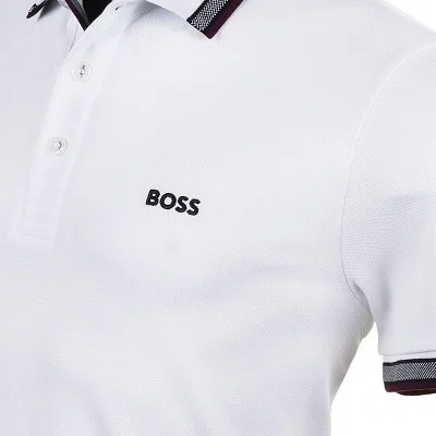 Polo Boss Hombre Blanco 2