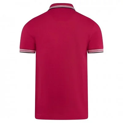 Polo Boss Hombre Fucsia 2