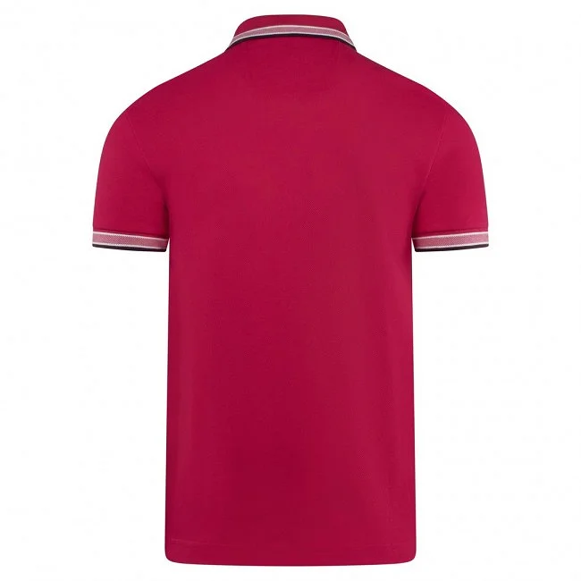 Polo Boss Hombre Fucsia