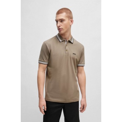 Polo Boss Hombre Marrón 2