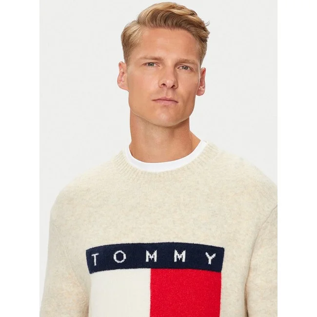 Jersey Tommy Hilfiger Beige Hombre