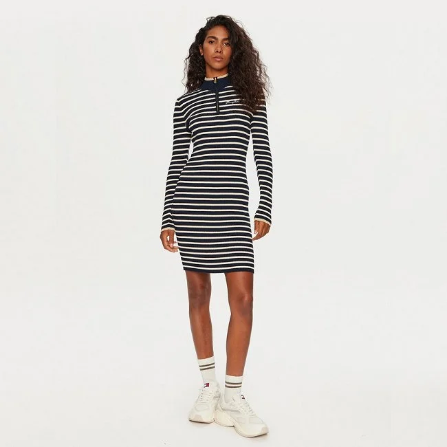 Vestido Tommy Hilfiger Azul Marino y...