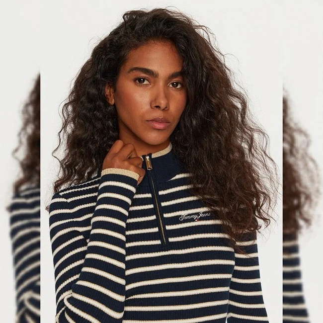 Vestido Tommy Hilfiger Azul Marino y...