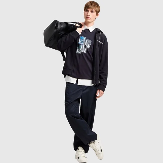 Sudadera Armani Exchange Azul Marino...