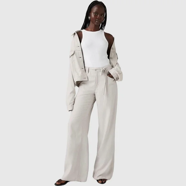 Pantalón vaquero Levi's Gris Mujer Pantalón vaquero Levi's Gris Mujer
