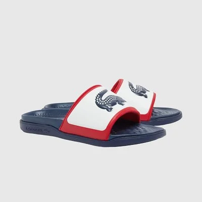 Chanclas Lacoste Azules y...