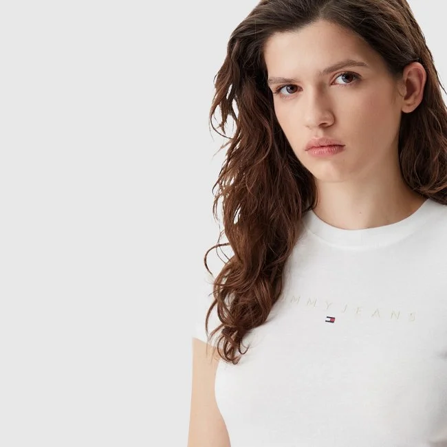 Camiseta Tommy Hilfiger Blanca Mujer