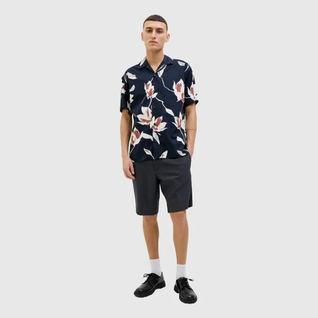 Camisa Jack & Jones Estampada Azul...