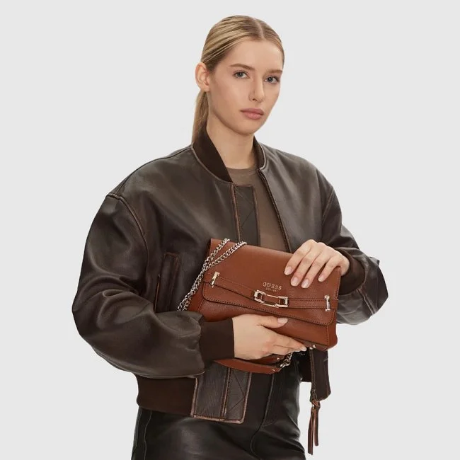 Bolso Guess Marrón Mujer
