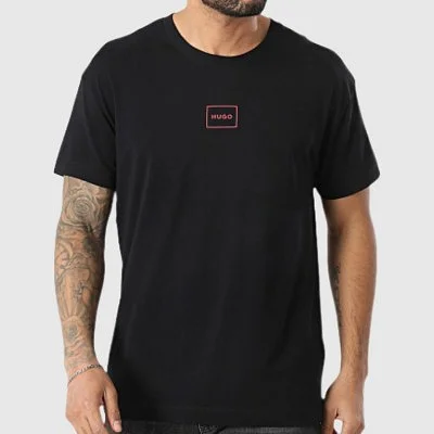 Camiseta Hugo Negra Hombre...