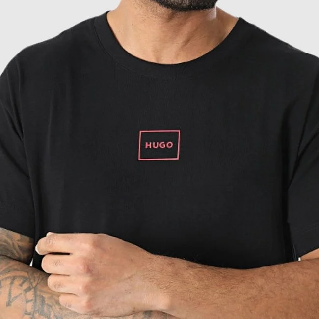 Camiseta Hugo Negra Hombre